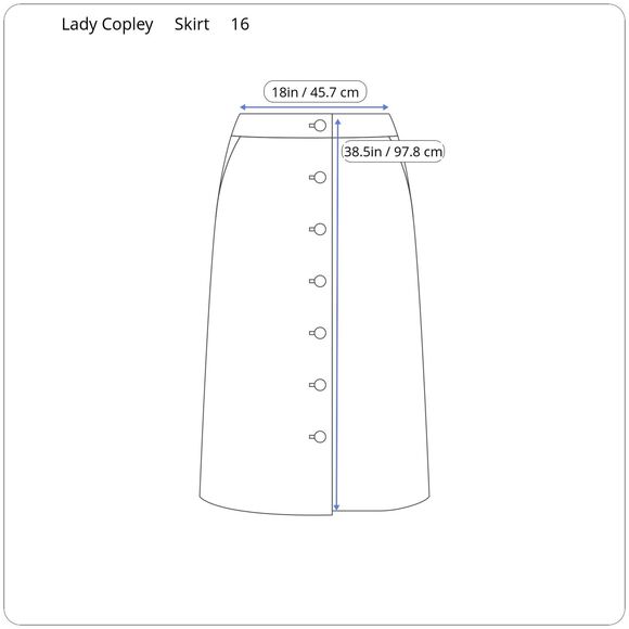 Vintage Lady Copley‎ Velvet Skirt Womens Size 16 Dressy Special Occasion Glam - Picture 10 of 10